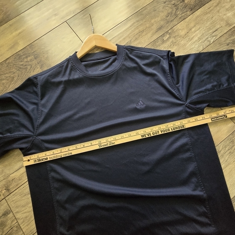 Adidas Mens Blue T-Shirt - Picture 4 of 9